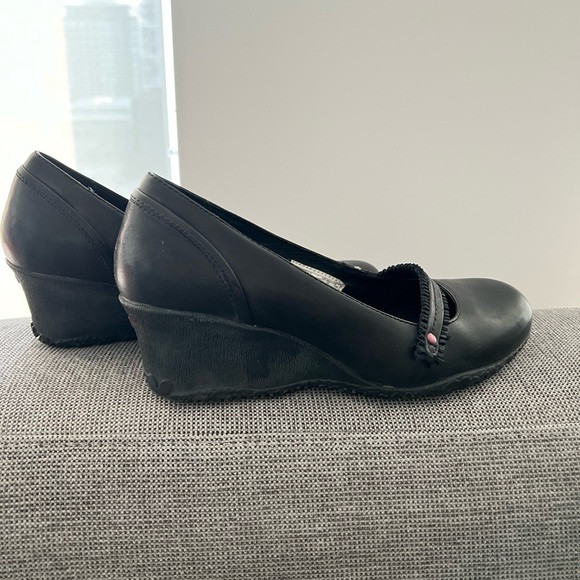 🖤 Merrell Petunia Black wedge super comfy pumps - Picture 6 of 9